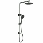 Cora Multi-function Shower Set 200 mm - Gunmetal | PHC4502R-GM