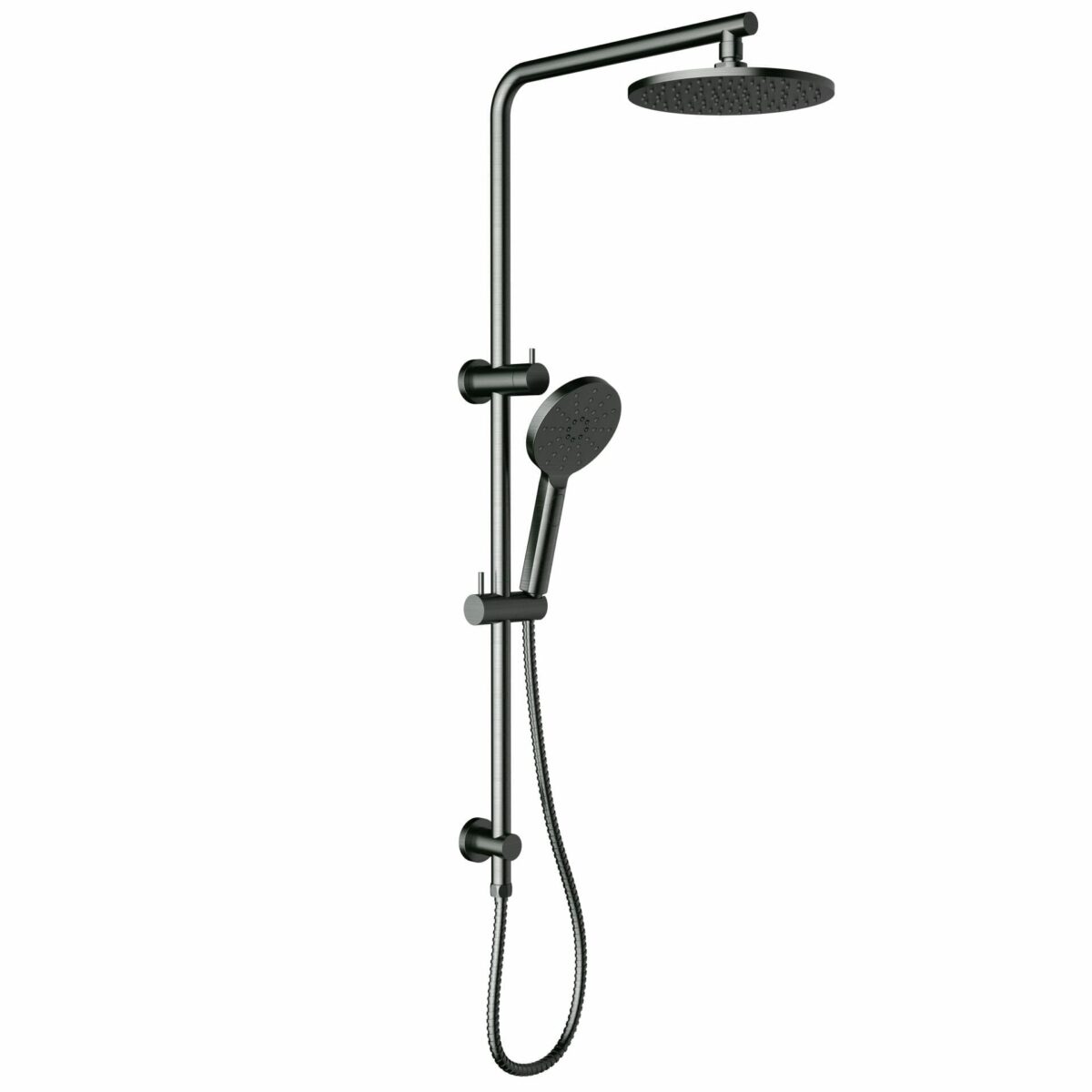 Cora Multi-function Shower Set 200 mm - Gunmetal | PHC4502R-GM