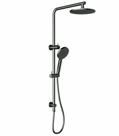 Cora Multi-function Shower Set 200 mm - Gunmetal | PHC4502R-GM