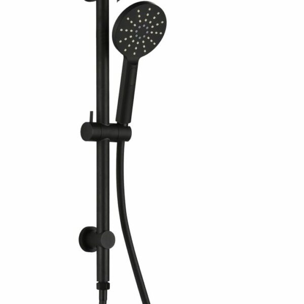 Cora Multi-function Shower Set 200 mm - Matt Black | PHC4502R-B