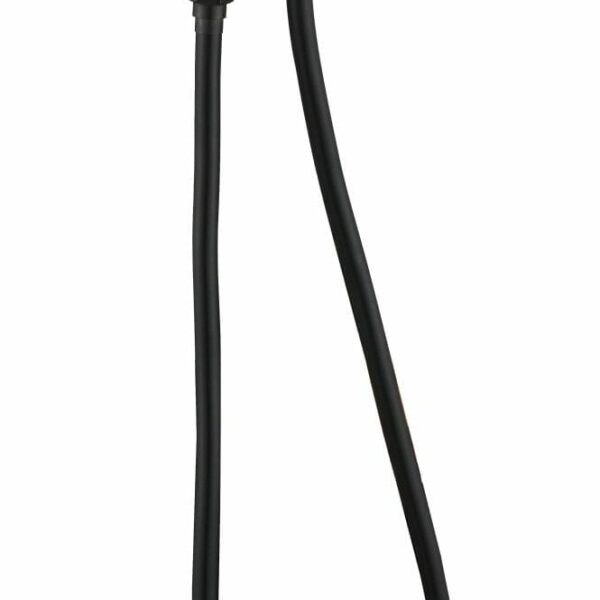 Cora Round Hand Shower On Wall Outlet Bracket - Matt Black | PSH036-1B