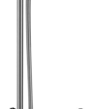 Cora Round Sliding Shower Set - Brushed Nickel | PSH036-BN