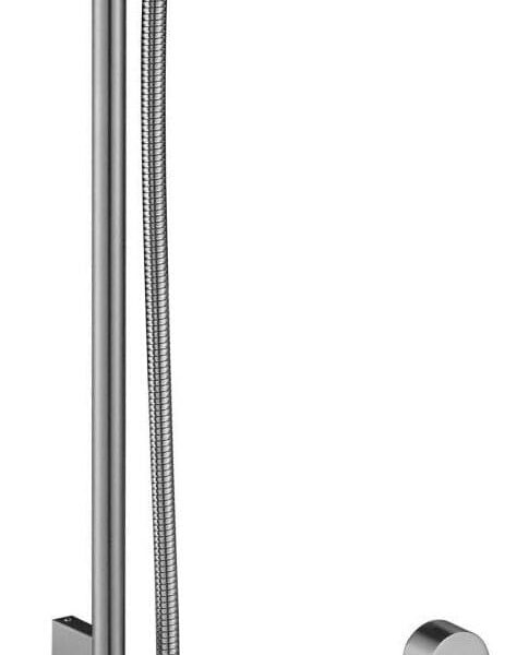 Cora Round Sliding Shower Set - Brushed Nickel | PSH036-BN