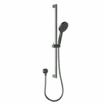 Cora Round Sliding Shower Set - Gunmetal | PSH036-GM