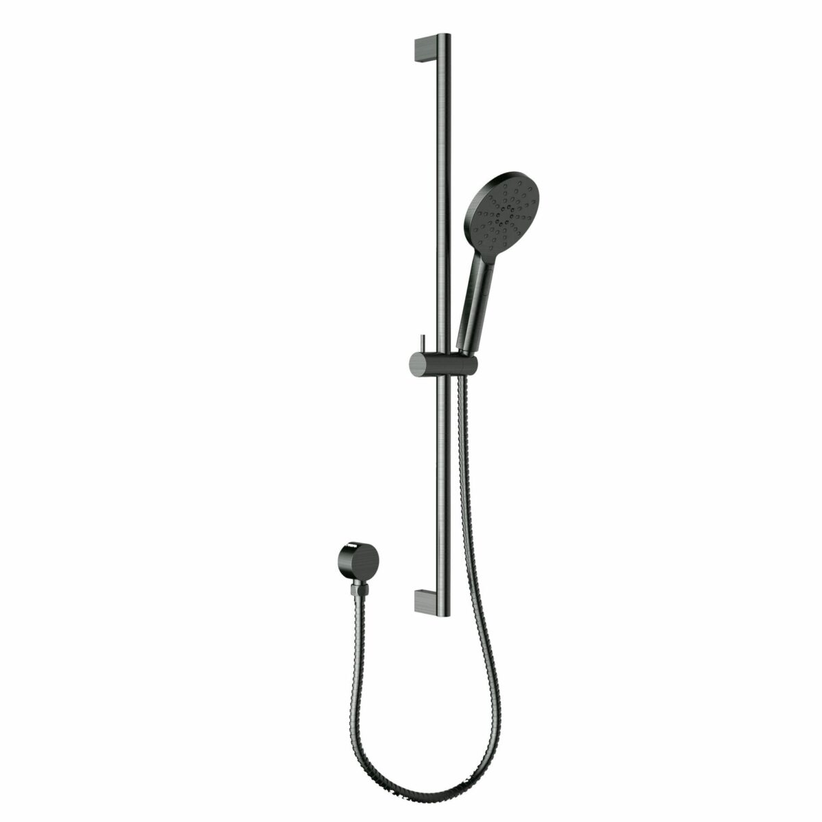 Cora Round Sliding Shower Set - Gunmetal | PSH036-GM