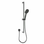 Cora Round Sliding Shower Set - Gunmetal | PSH036-GM