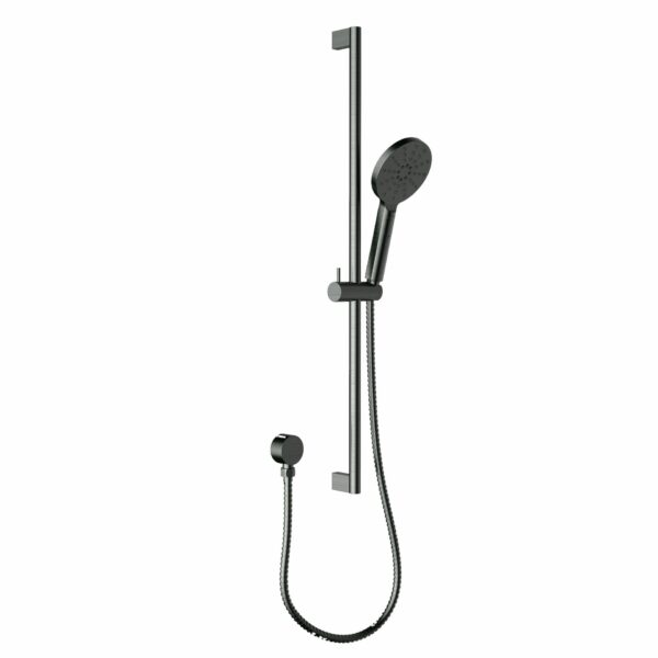Cora Round Sliding Shower Set - Gunmetal | PSH036-GM