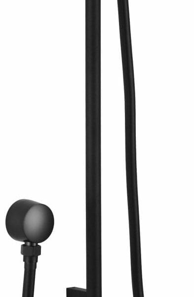 Cora Round Sliding Shower Set - Matt Black | PSH036-B