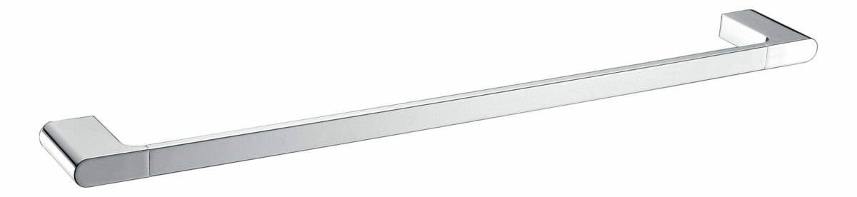 Cora Single Towel Rail 600mm - Chrome | 5301-600