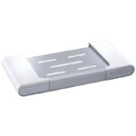 Cora Soap Holder - Chrome & White | 5310-CW