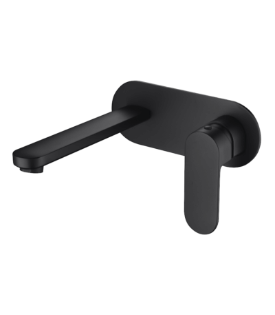 Cora Wall Basin Mixer - Matt Black | PBR3003-B