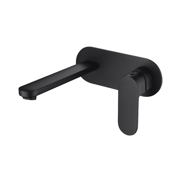 Cora Wall Basin Mixer - Matt Black | PBR3003-B
