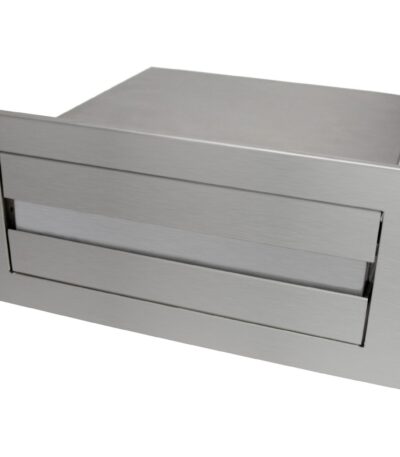 COUNTER TOP RECESSED PAPER TOWEL DISPENSER SATIN STAINLESS STEEL METLAM ML716_SS - Urban Designs Bathroom and Kitchen