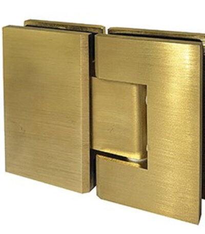 CRL Perth 180 Degree Glass to Glass Shower Hinge Brushed Brass