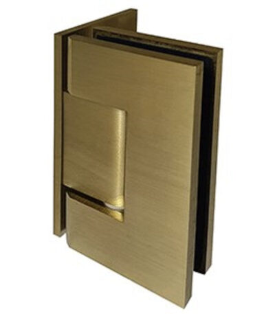 CRL Perth Wall to Glass Offset Shower Screen Hinge Brushed Brass