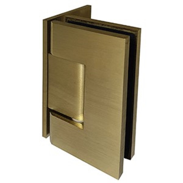 CRL Perth Wall to Glass Offset Shower Screen Hinge Brushed Brass