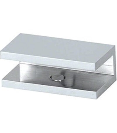CRL Square No Drill Clamp Chrome