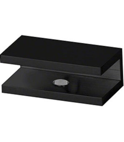CRL Square No Drill Clamp Matte Black
