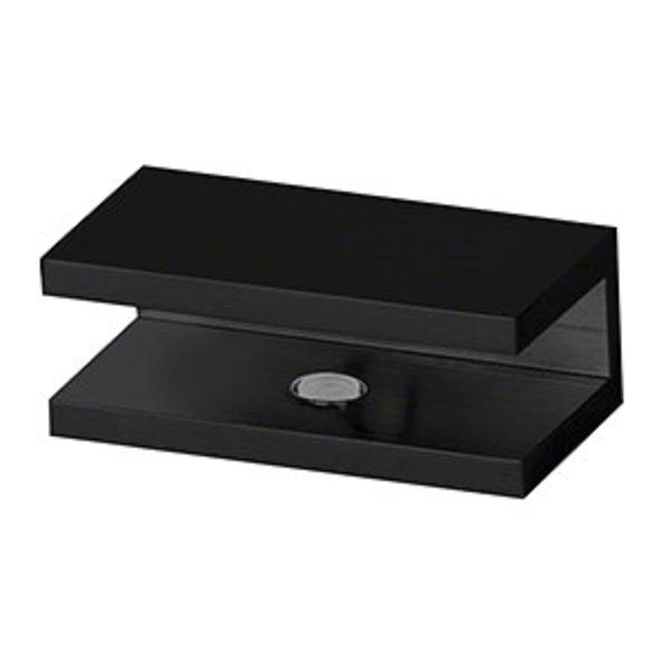 CRL Square No Drill Clamp Matte Black