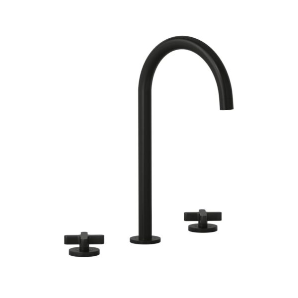 Cross Assembly Bench Mounted Set - Matte Black