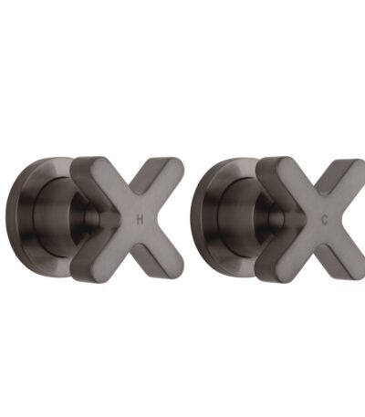 Cross - Assembly Taps - Brushed Gunmetal