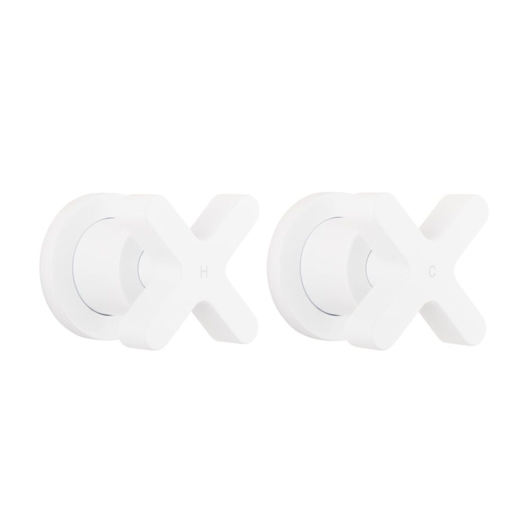Cross - Assembly Taps - White