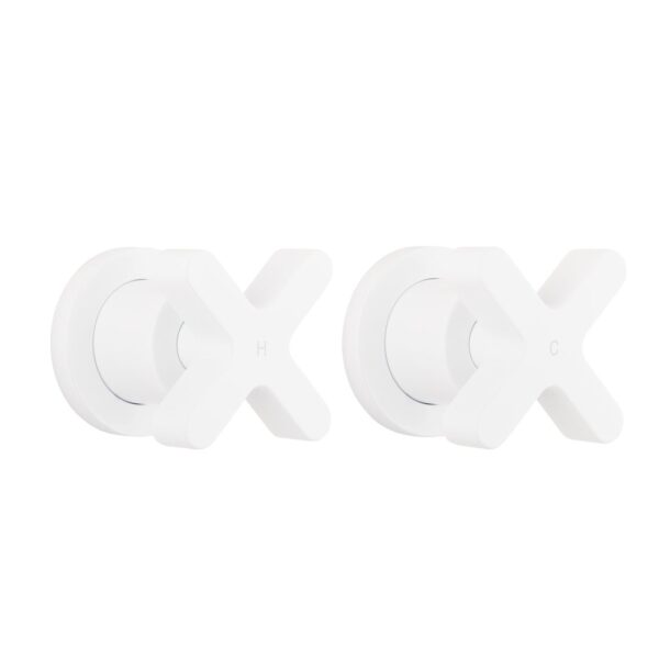 Cross - Assembly Taps - White