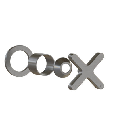 Cross Progressive Handle Kit – Brushed Nickel