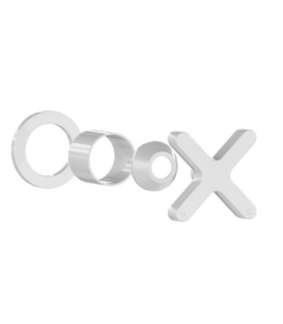 Cross Progressive Handle Kit – White