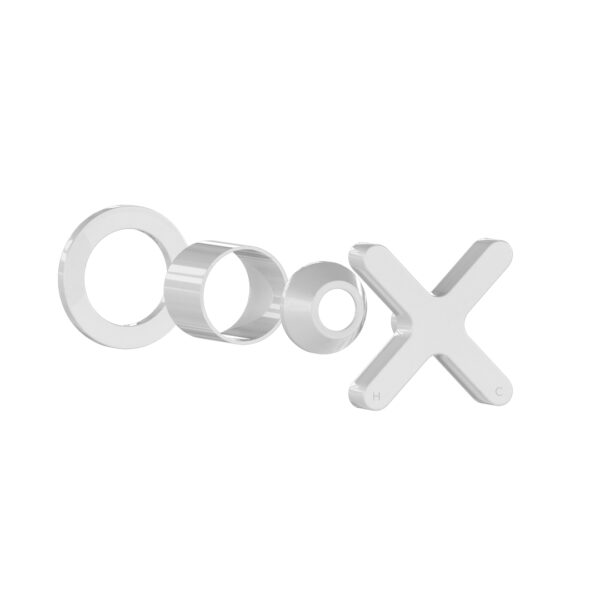 Cross Progressive Handle Kit – White