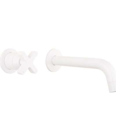 Cross Progressive Mixer & Spout Set - White