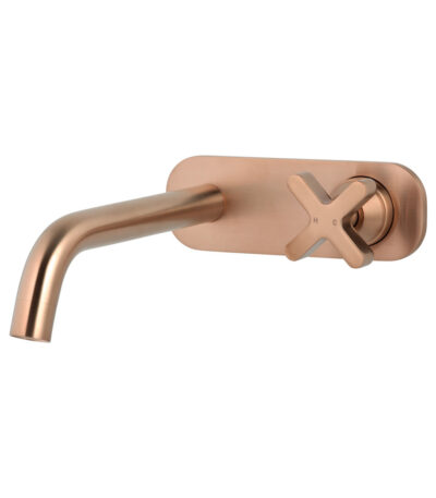Cross Progressive Wall Mounted Set - Brushed Copper