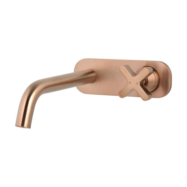 Cross Progressive Wall Mounted Set - Brushed Copper