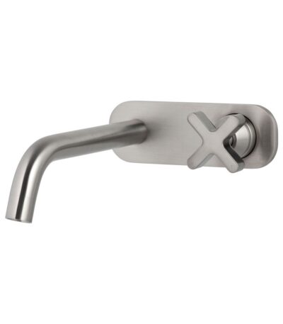Cross Progressive Wall Mounted Set - Brushed Nickel