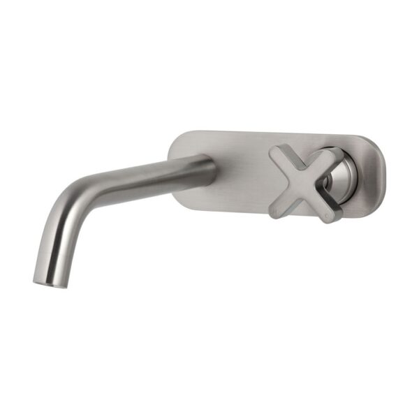Cross Progressive Wall Mounted Set - Brushed Nickel