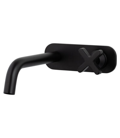 Cross Progressive Wall Mounted Set - Matte Black