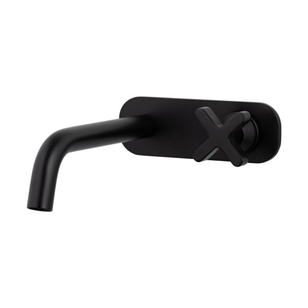 Cross Progressive Wall Mounted Set - Matte Black