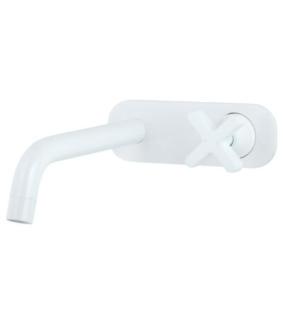 Cross Progressive Wall Mounted Set - White