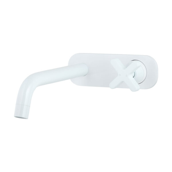 Cross Progressive Wall Mounted Set - White