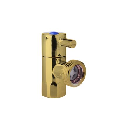 Dan Elle 1/4 Turn Washing Machine Cock - Brushed Gold | T106LBG