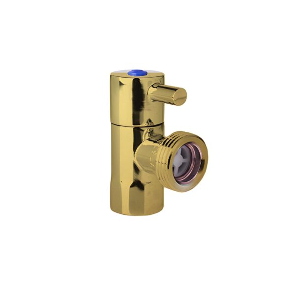 Dan Elle 1/4 Turn Washing Machine Cock - Brushed Gold | T106LBG