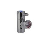 Dan Elle 1/4 Turn Washing Machine Cock - Brushed Nickle | T106LBN