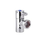 Dan Elle 1/4 Turn Washing Machine Cock - Chrome | T106L