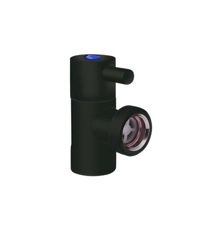 Dan Elle 1/4 Turn Washing Machine Cock - Matt Black | T106LBK