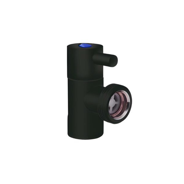 Dan Elle 1/4 Turn Washing Machine Cock - Matt Black | T106LBK