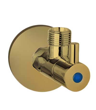 Dan Elle Chrome Mini Cistern Stop 1/4 Turn Ceramic Disc - Brushed Gold | T115LBG