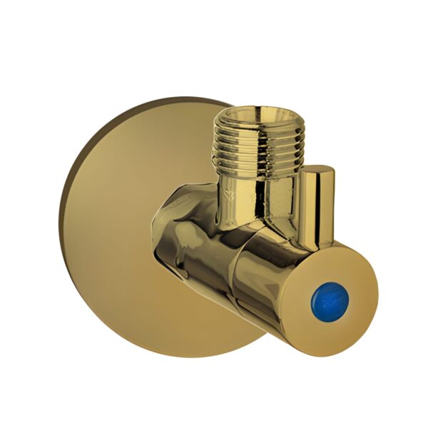 Dan Elle Chrome Mini Cistern Stop 1/4 Turn Ceramic Disc - Brushed Gold | T115LBG