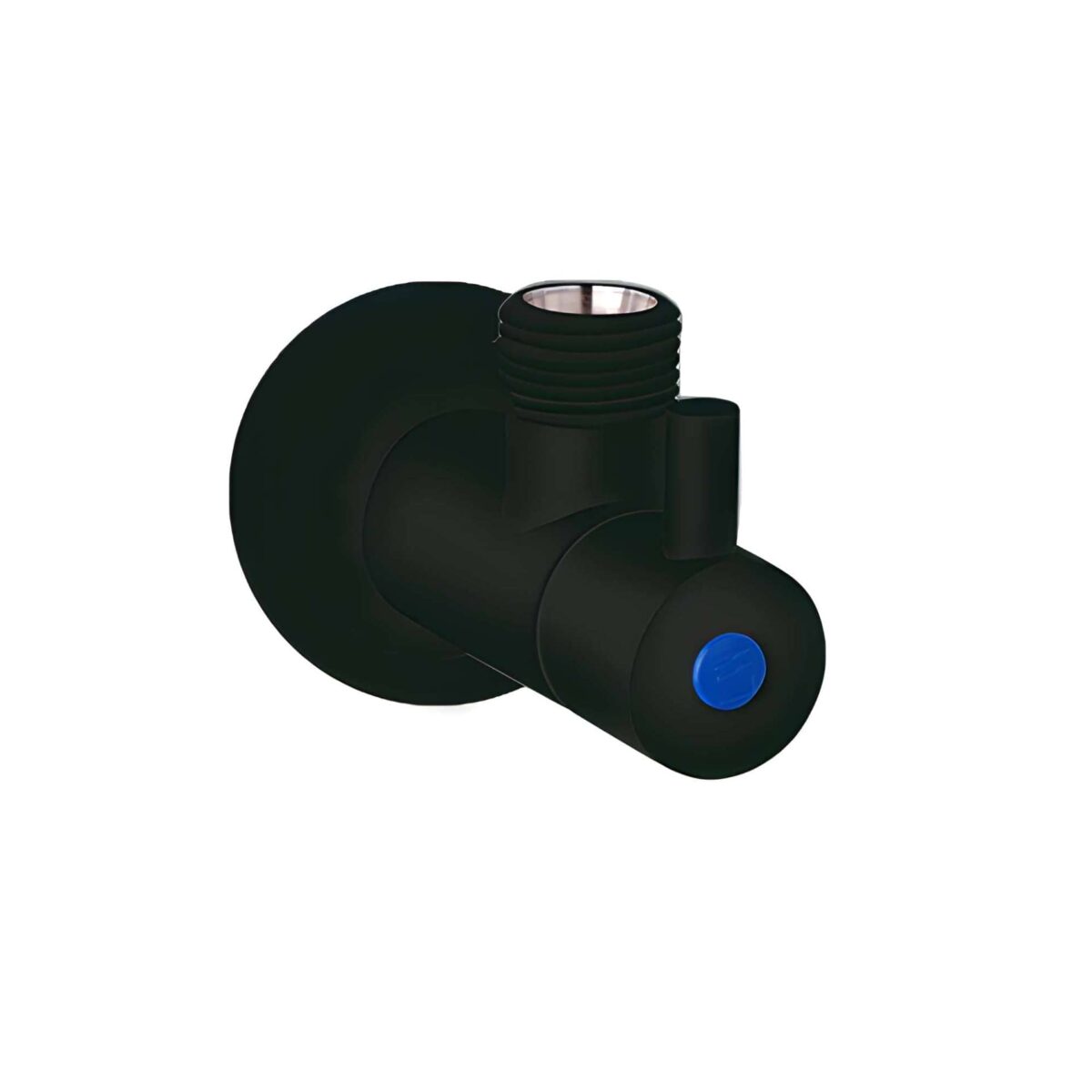 Dan Elle Chrome Mini Cistern Stop 1/4 Turn Ceramic Disc - Matt Black | T115LBK