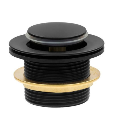 Decina Bath Pop Up Waste with Removable Waste - Matte Black
