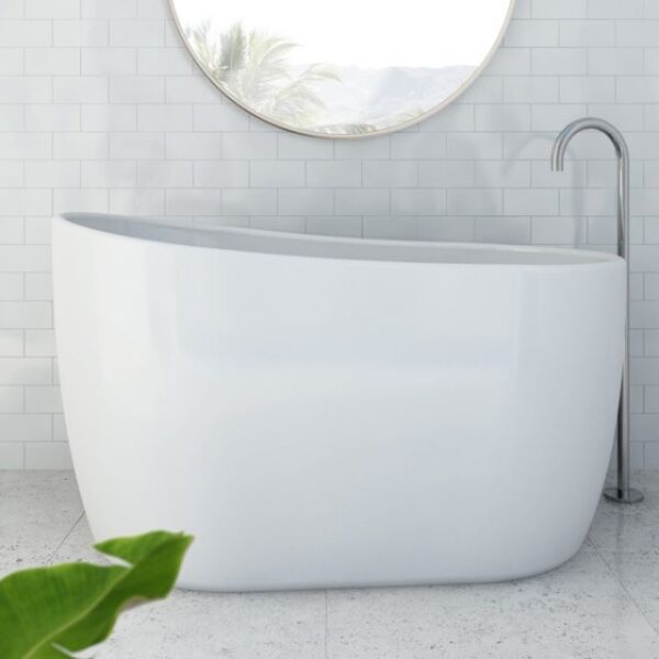 Decina Cosmo 1300mm Freestanding Bath With Integrated Overflow